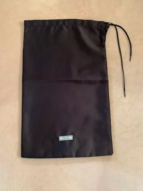 Prada Dust Bag Travel Shoes Handbag Jewelry Storage 13.5