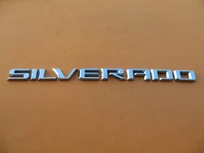 19 20 21 22 23 CHEVROLET SILVERADO SIDE CHROME EMBLEM LOGO BADGE SIGN USED 36774