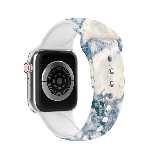 Cinturino di ricambio sportivo in silicone marmo Waloo per tutte le serie Apple Watch - Foto 4 di 26
