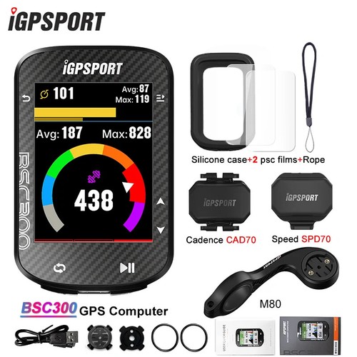 BSC300 GPS ANT+ Cycling Bike Computer Waterproof Bicycle Sensor Group Odometer - Picture 36 of 37