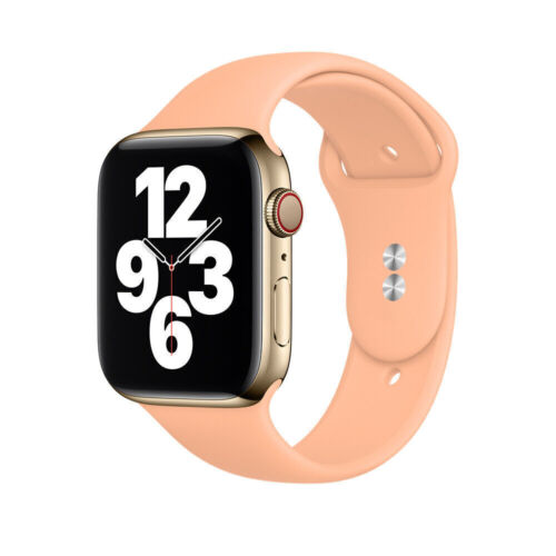 Silicone per Apple Watch Series 9 8 7 6 5 4 SE 40/44/41/45/49 mm cinturino sportivo - Foto 17 di 69