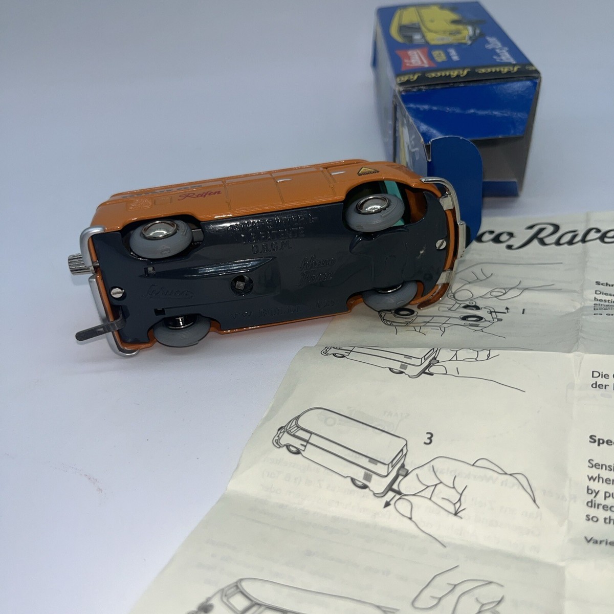 【限定セール】Schuco Micco Racer No1029VW Bulli Schuco Mini Racer 1029 VW Bulli Dunlop No Key | eBay