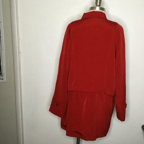 London Fog Red Coat Limited Edition Red Size XL - Picture 8 of 12