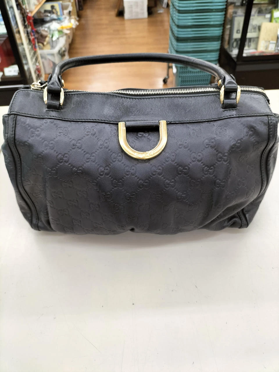Sac à bandoulière GUCCI 11,8 pouces noir