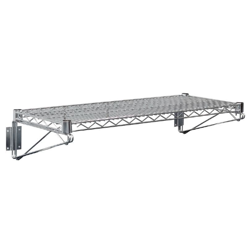 Wire Wall Shelf Heavy Duty Vogue Restaurant Catering Kitchen Shelving 610 x360mm