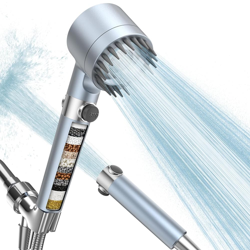 High Pressure Shower Head with Handheld Spray Combo,18 Stage Filtered Showerhead - Picture 12 of 24