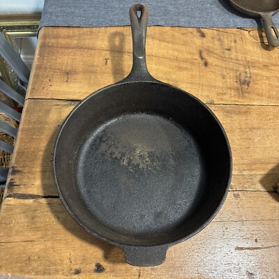 Vintage Wagner s 1891 Cast Iron 10 1/2'' Chicken Fryer Made In USA
