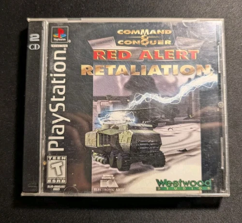 Command & Conquer Red Alert Retaliation (Sony PS1, 1998) CIB | Tested | Auth