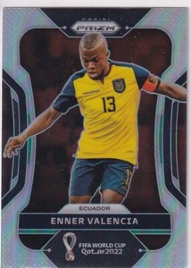 Panini Prizm Soccer World Cup Qatar 2022 No. 77 Enner Valencia Silver Prizm
