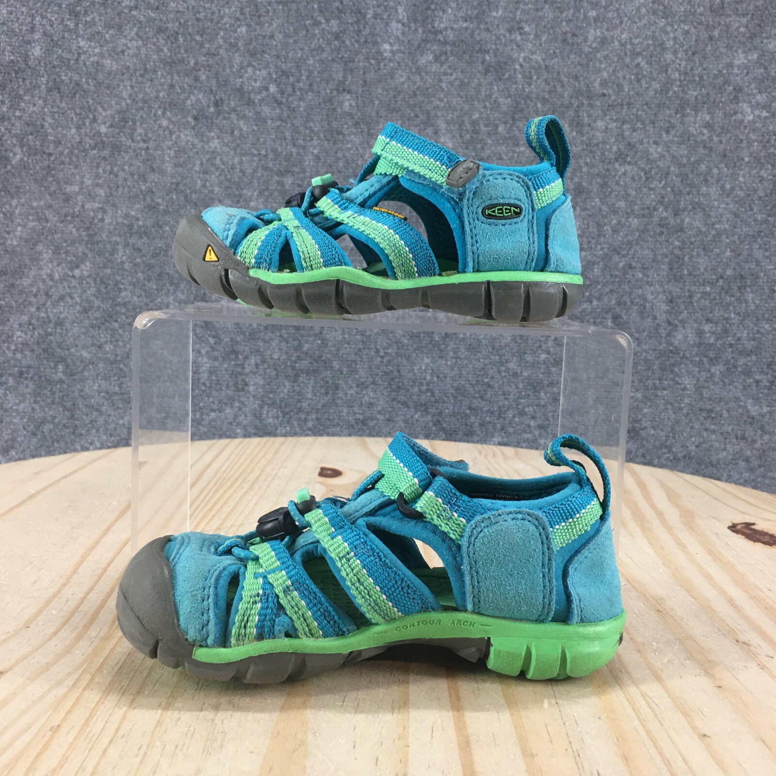 Sandali Keen Junior 9 Seacamp II CNX pescatore verde comfort bassi 1010090