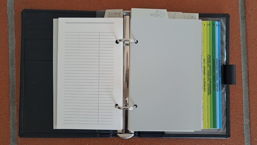 Notizbuch, Ringbuch mit 2 Ringen von Krause - Bild 3 von 5