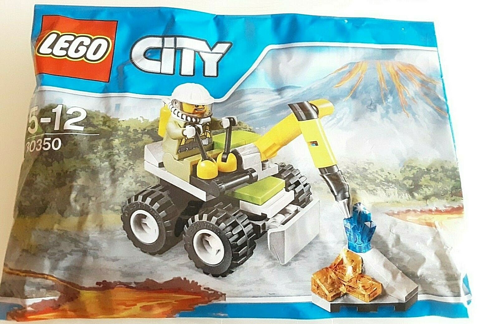LEGO CITY 30350 VULKAN JACKHAMMER BOHRHAMMER PRESSLUFTHAMMER POLYBAG OVP 2016
