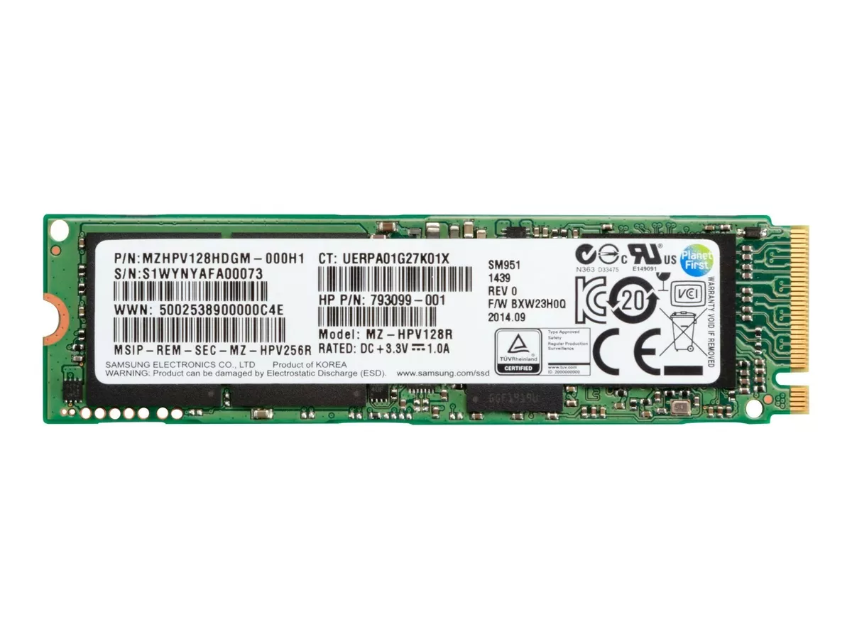 HP SOLID STATE DRIVE 128GB M2 SATA-3 TLC L12804-001