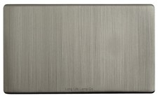 MegaSocket Screwless Slim Flatplate Light Socket & Switches BRUSHED CHROME Range