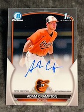 2023 Bowman Chrome 1st PROSPECT ROOKIE AUTO Adam Crampton, ITEM 7