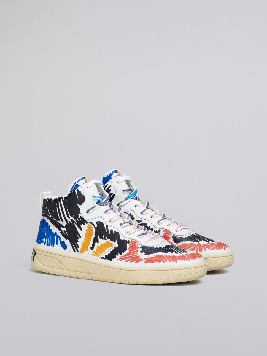 Veja x Marni V-15 Leather Black | eBay