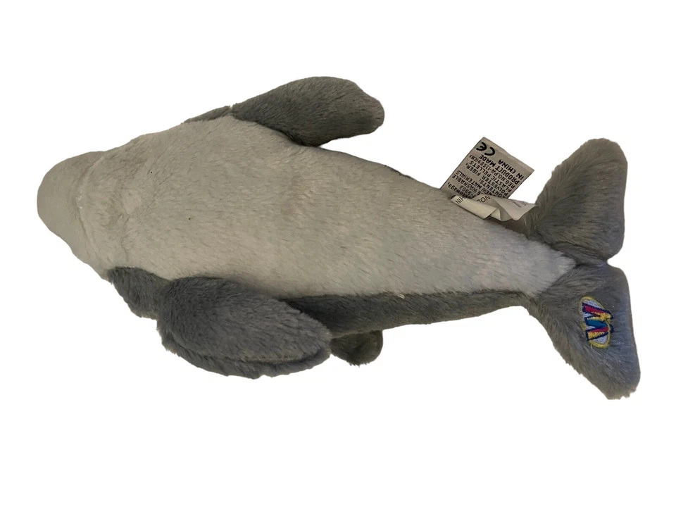 GANZ Webkins Bottle Nose Dolphin White Seal 2 Piece 10” Plush Lot - Image 4 of 4