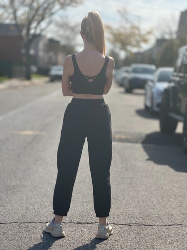 Damen Fleece Jogginghose Yoga Hose Jogger - Bild 5 von 7