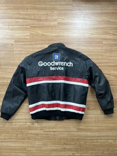 Vintage Chase Authentics NASCAR Dale Earnhardt Leather Jacket size XL - Picture 2 of 9