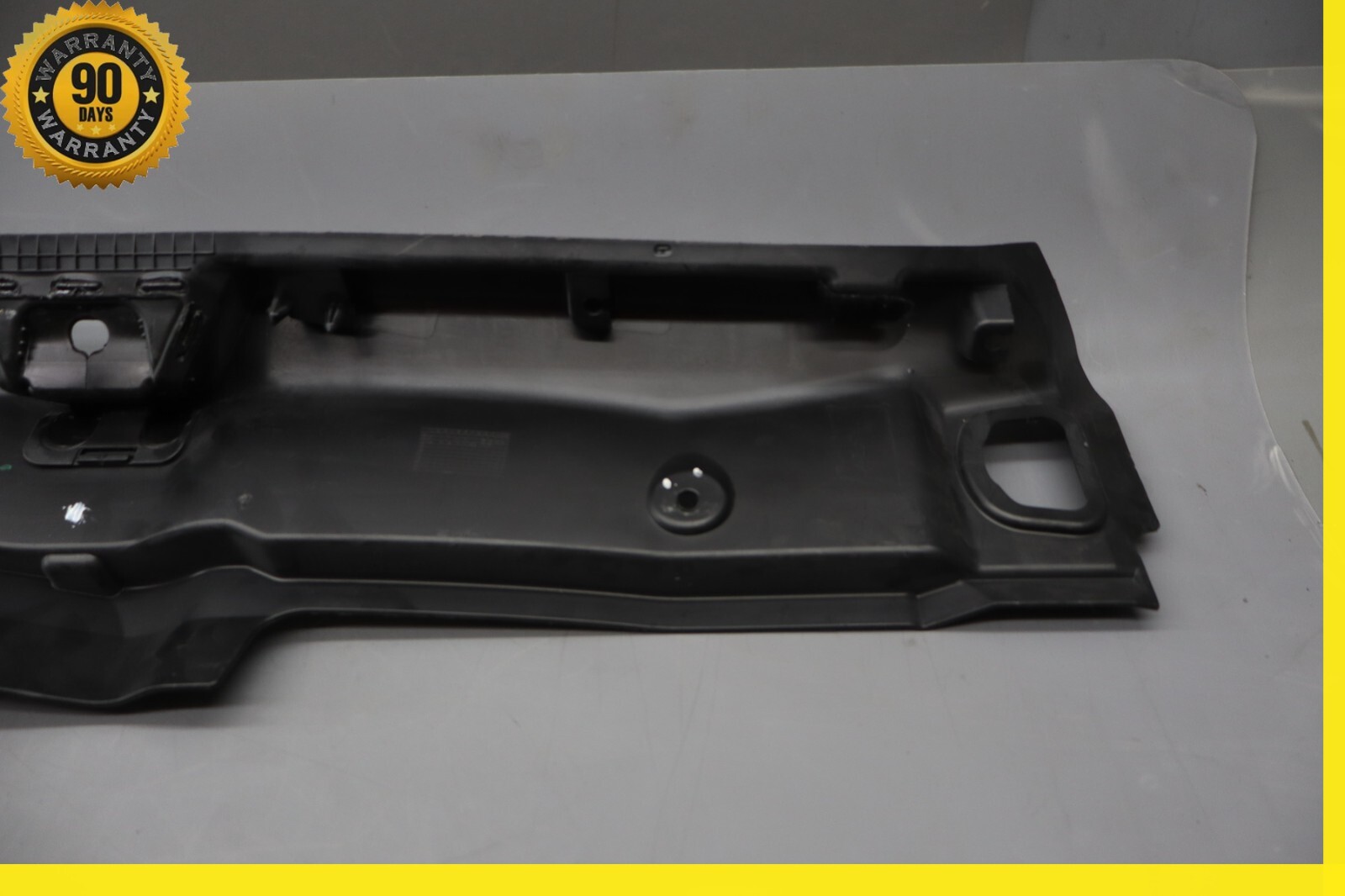14-20 Maserati Ghibli Rear Trunk Loading Sill Plate Scuff Trim Panel Black Oem