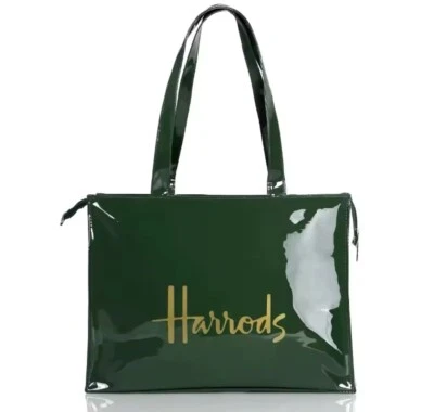 MARKENLOS New For Women's Bags Glossy Tote Bag cvPvc Harrods Style Large Size Fashion Gift