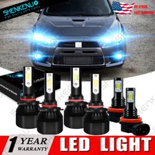 For Mitsubishi Lancer 2008-2015 8000k Cob Led Headlight Bulbs H11 Fog Light Kit For Mitsubishi Lancer 2008-2015 8000k Cob Led Headlight Bulbs H11 Fog Light Kit