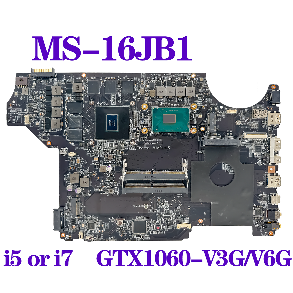 For MSI GV62VR GE62 GP62M MS-16JB1 Motherboard I5 I7 6th/7th Gen