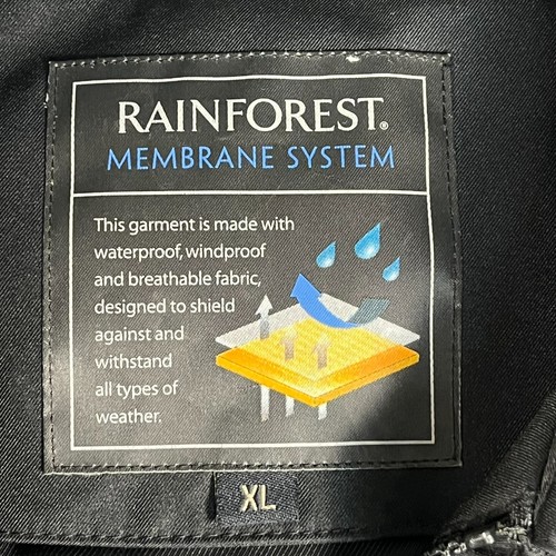 Rainforest Membrane System Jacke 2 in 1 Mantel Herren XL herausnehmbares Innenfutter wasserdicht - Bild 2 von 13