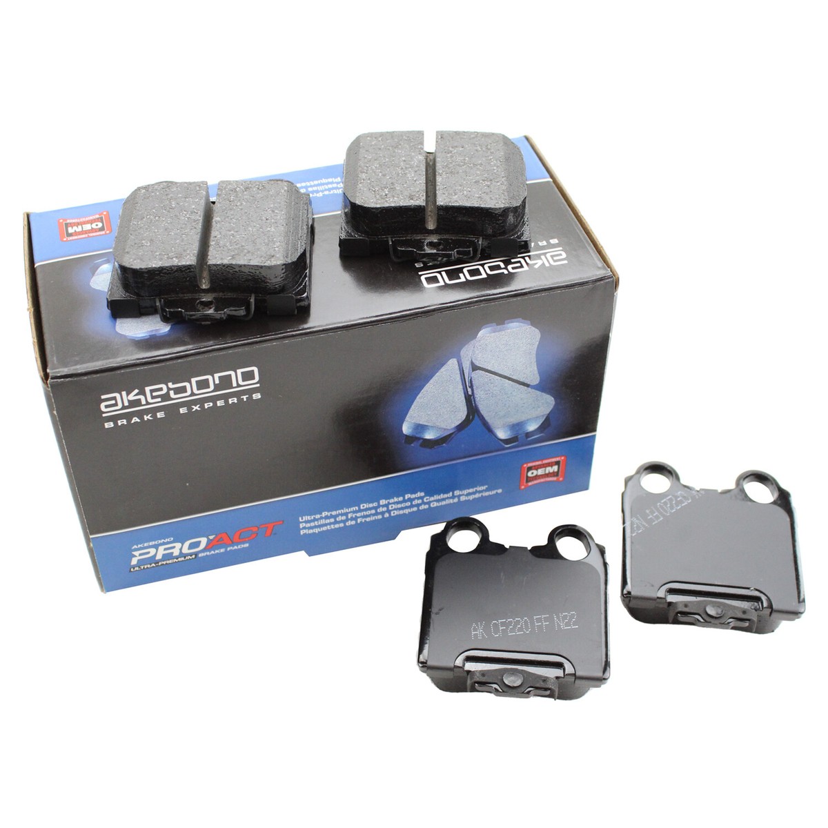 Akebono ProACT Ultra-Premium Rear Brake Pads Akebono ProACT Ultra-Premium Rear Brake Pads