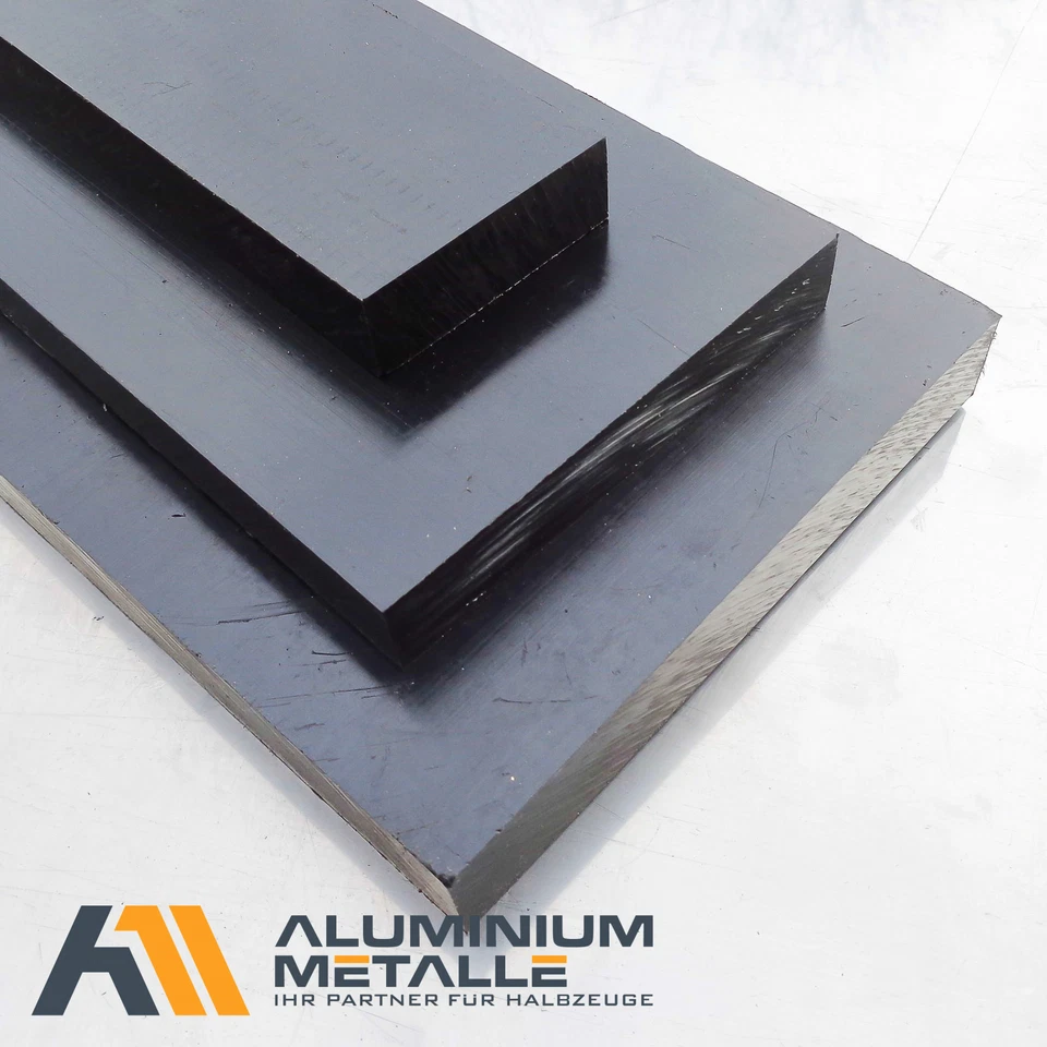 POM Platte Stärke 40mm schwarz Länge x Breite wählbar POM-C Zuschnitt Kunststoff - Bild 4 von 4