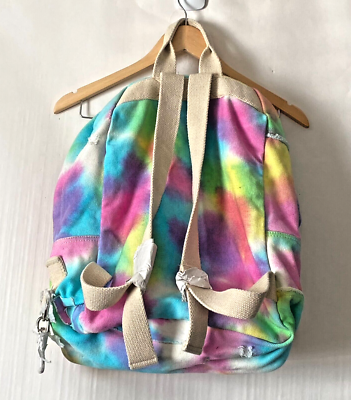 Urban Outfitters Tie Dye Distressed Canvas Backpack Large Pink  display picture 1