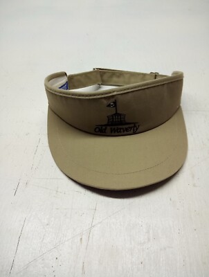 Old Waverty Hat Golf Visor Adult Beige Adjustable Imperial USA Made 