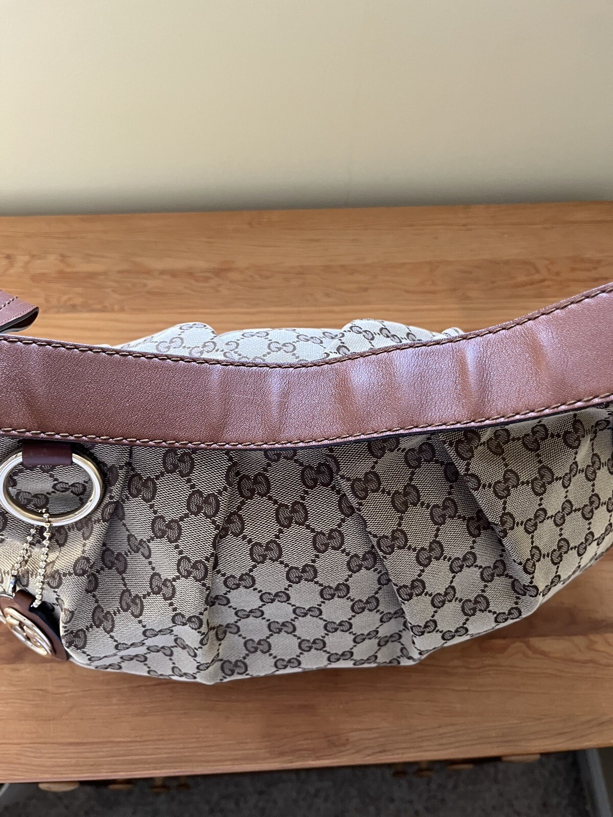 Authentic Gucci Monogram Handbag - image 8