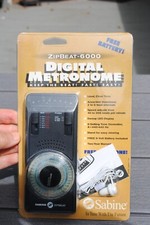 ZipBeat 6000 Digital Metronome Earphones Sabine NOS NIP
