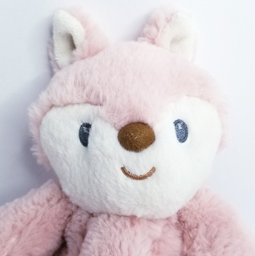 Pink Fox Dakota Luvster Lovey Baby Security Blanket Woodland Fox Cuddler Ebba - Picture 2 of 6