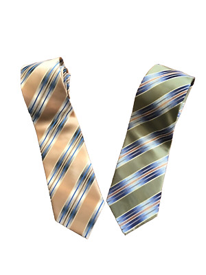 BUNGARO Silk Tie Tie Necktie Vintage 2 Ties New Made in Italy