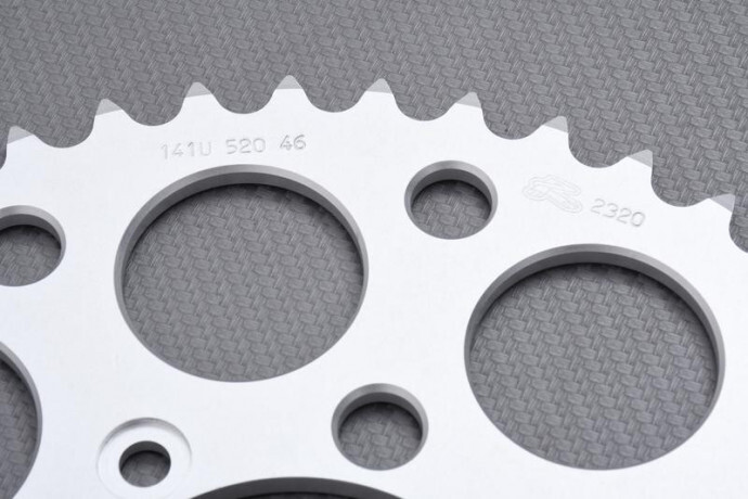 Couronne RENTHAL Ultra Light 46 dents, idéale pour vos sorties trial en Sherco - 3