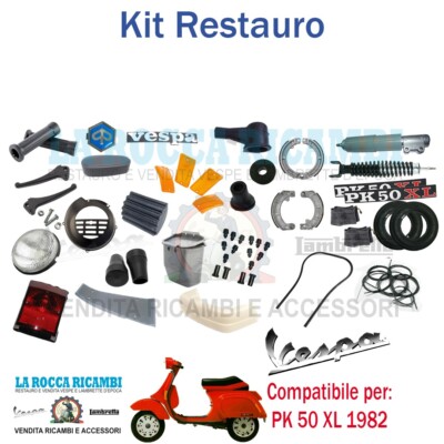 Kit Restauro Accessori Vespa Pk 50 Xl Kit Restauro Vespa Kit
