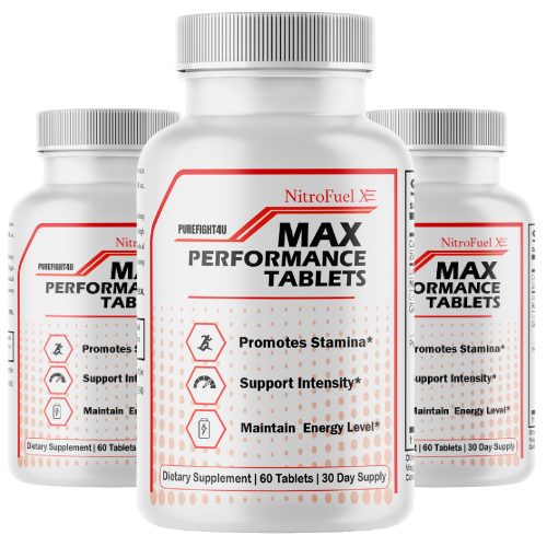 NitroFuel X Max Performance Male Maximum Strength Supplement Three (3 ...