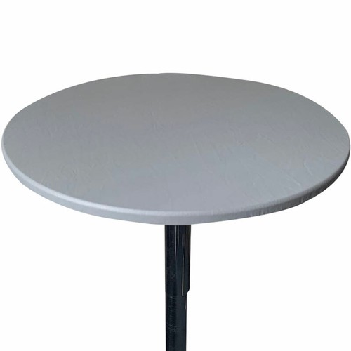 Round Waterproof Table Cover Elastic Fitted PVC Tablecloth Oil Proof Home Party - Picture 9 of 18