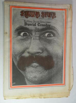 ROLLING STONE MAGAZINE #63 JULY 23 1970 DAVID CROSBY BOB DYLAN MUNGO  JERRY