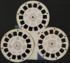 3 1954 Sawyer's View-Master Reels 216 - 218 Knott's Berry Farm Ghost Town LA