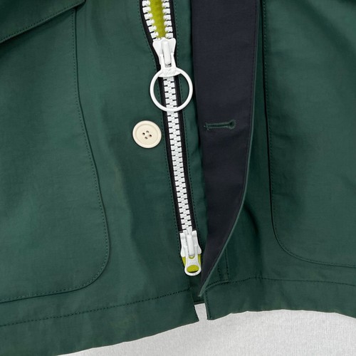 LEVIS CALIFORNIA Sierra Jacket Mens L Black Green Colorblock Hooded Waterproof - Picture 13 of 23