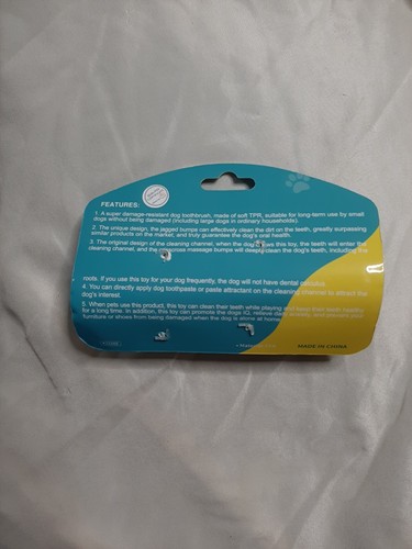 Pet Dog Chew Toy Molar Toothbrush Dog Toys Chew Cleaning Teeth Safe Elasticity S - Picture 2 of 3