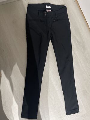 PERFECT MOMENT Größe Medium schwarz wasserdicht dünne Skihose/Hose
