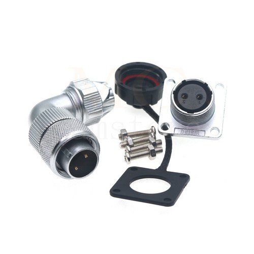 WEIPU WF16 Aviation Plug 2 To 10pin IP67 Metal Male+Female Panel Cable Connector - Picture 4 of 26