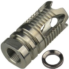 Stainless Steel 5/8x24 Phantom Muzzle Brake Compensator 9mm/.308/.338/300BLK/350