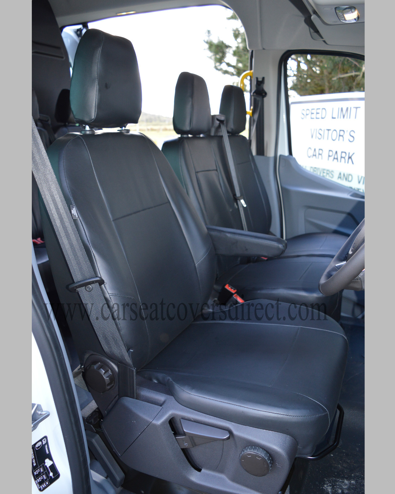 FORD TRANSIT 6TH CREWCAB VAN SEAT Leatherette Custom made Seat Covers