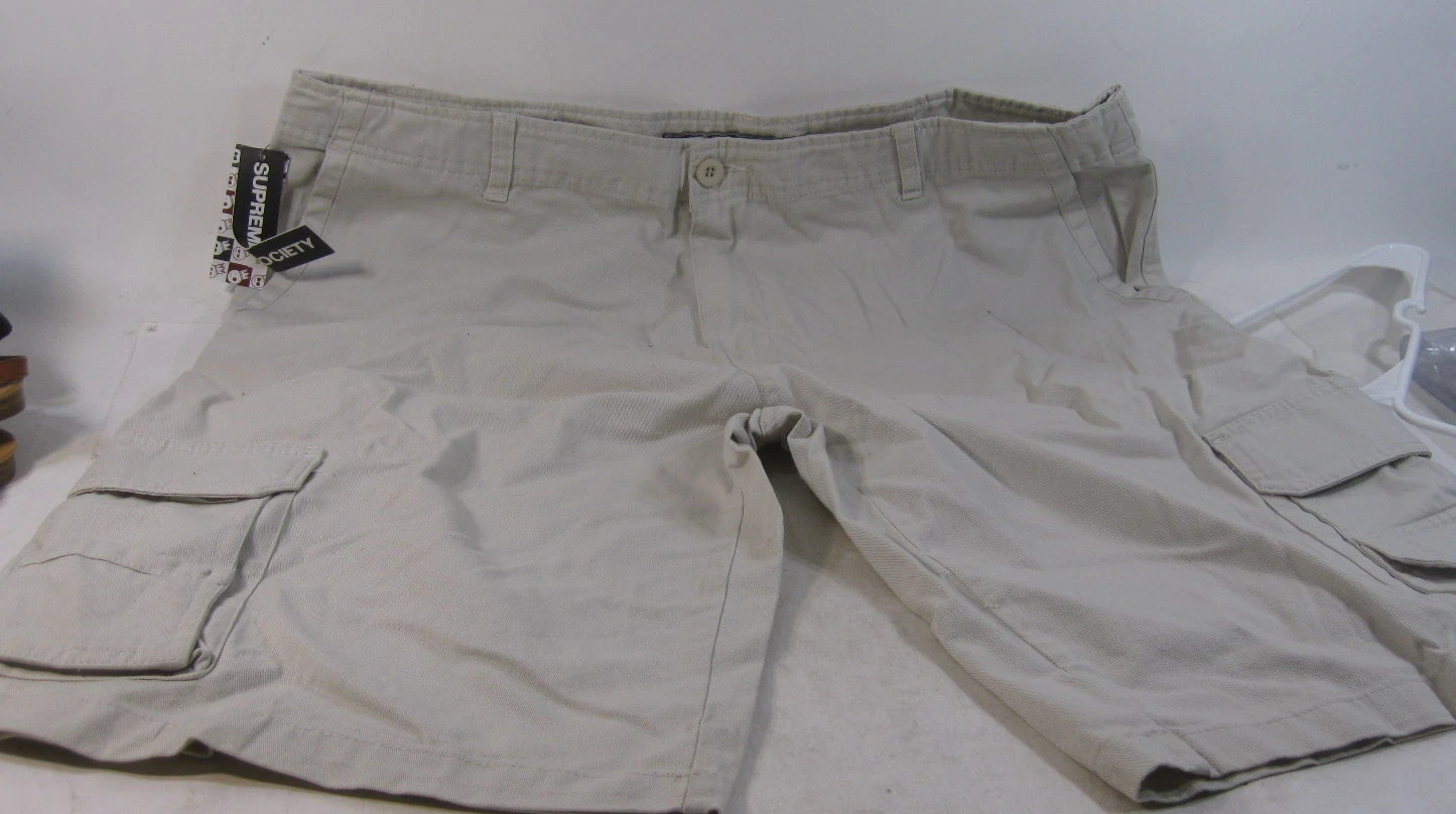 short cargo homme neuf supreme society STONE STN TWILL 40 ***
