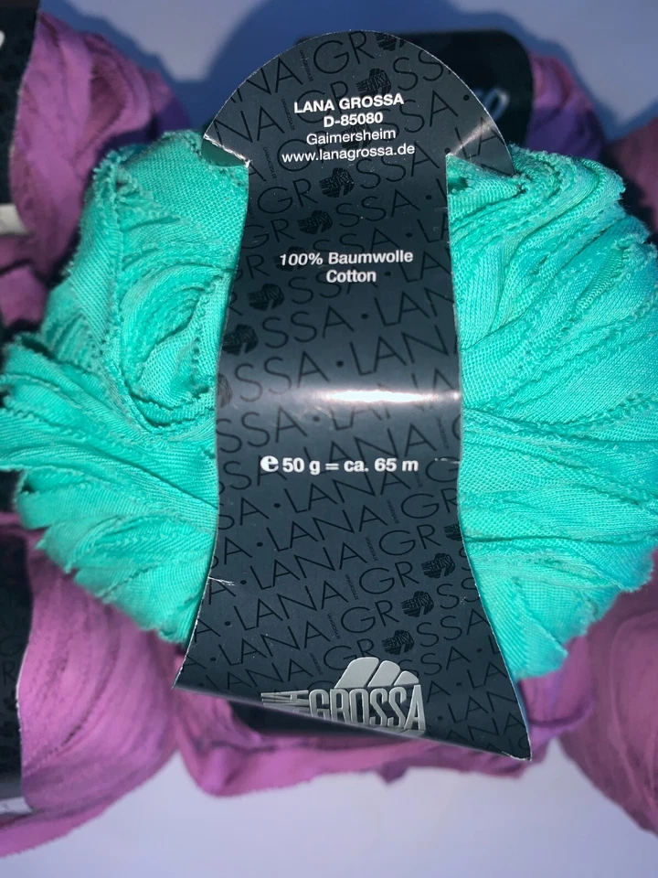 500 g PARADISO - Bändchengarn LANA  GROSSA - 100 % Baumwolle - Bild 2 von 3